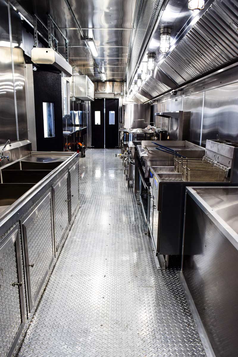 mobile kitchen interior