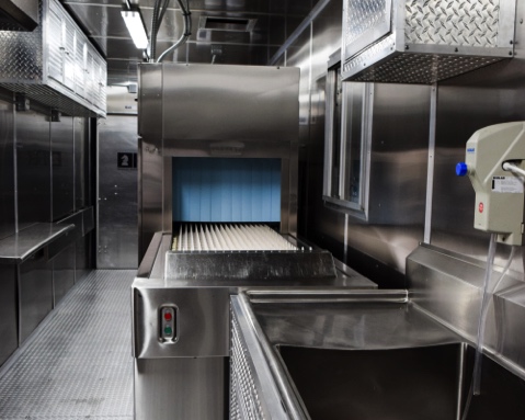 mobile kitchen interior